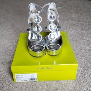 Gianni Bini Vivienne jeweled heels